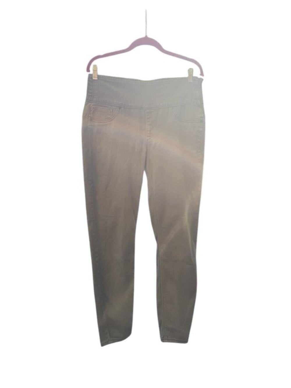 Spanx Jeggings Woman’s XL High Waisted Heavy Fabric  Ankle Length Gray
